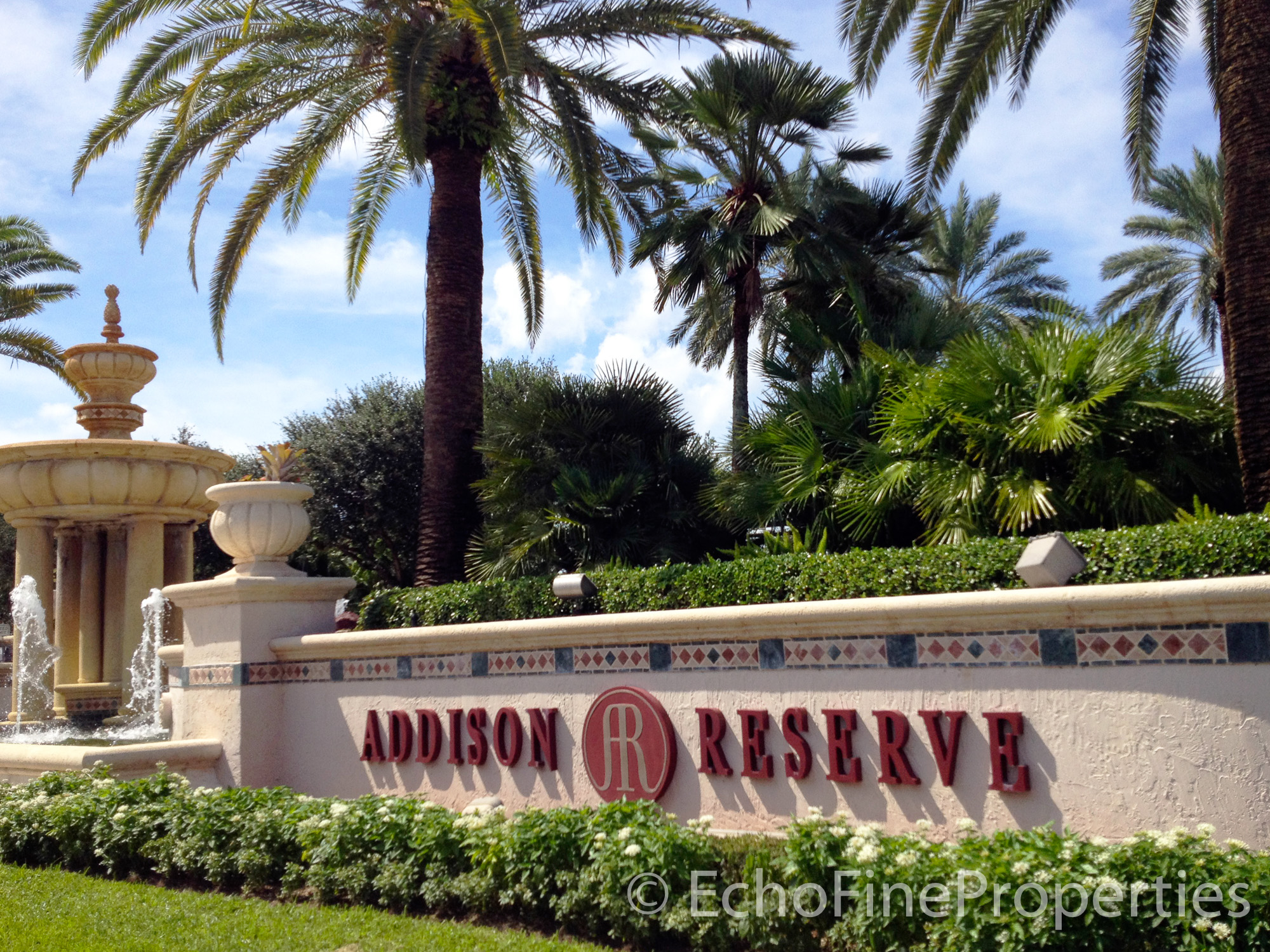 Addison Reserve and its Amenities Echo Fine Properties