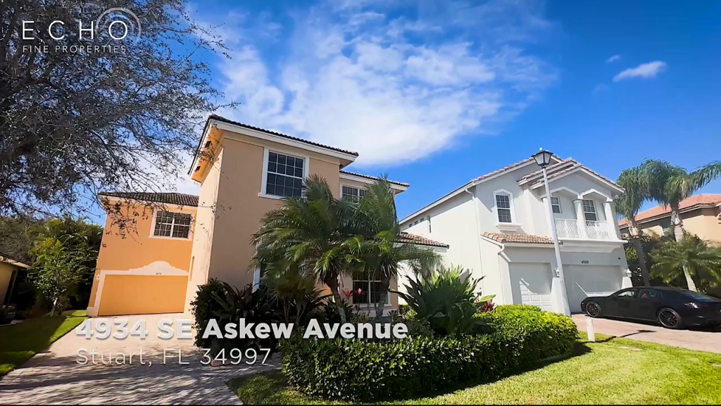 Large Family Home in Coveted Neighborhood in Stuart! Echo Fine Properties